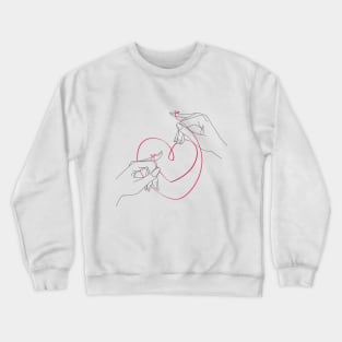 Red String of Fate Crewneck Sweatshirt